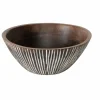 Schale Riffley, Mangoholz, 25 cm