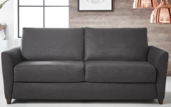 Schlafsofa Bergamo, anthrazit, 140 x 200 cm