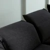 Schlafsofa Florenz, anthrazit, inkl. Longchair, 140 x 208 cm