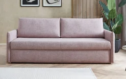 Schlafsofa Pisa, rosa, 170 x 200 cm