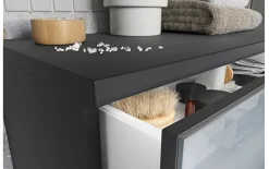 Schrank Corus, graphit/silbergrau