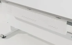 Schreibtisch Diego GT, kreideweiß, höhenverstellbar, 130 x 70 cm