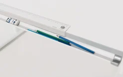 Schreibtisch Diego, kreideweiß, 120 x 70 cm, höhenverstellbar