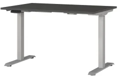 Schreibtisch GW-JET, graphit/silberfarbig