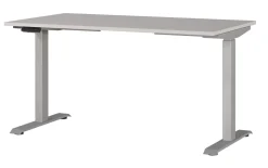 Schreibtisch GW-JET, Kaschmir/silberfarbig