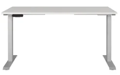Schreibtisch GW-JET, lichtgrau/silber