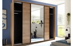 Schwebetürenschrank Bravo/Aschau, Eiche-Nachbildung, 270 x 210 cm