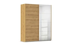 Schwebetürenschrank Cherie, Asteiche-Nachbildung, 181 x 223 cm