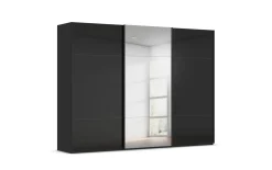 Schwebetürenschrank Contido, schwarz, 301 x 223 cm