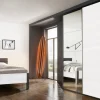Schwebetürenschrank Kosi Plus, weiß/graphit, 162 x 223 cm