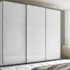 Schwebetürenschrank Lento, weiß, inkl. Schließdämpfer