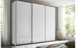 Schwebetürenschrank Lento, weiß, inkl. Schließdämpfer