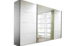 Schwebetürenschrank Quadra, alpinweiß, 315 x 210 cm