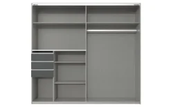 Schwebetürenschrank Saigon, Plankeneiche, 225 x 210 cm