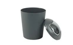 Schwingdeckeleimer Marta in grau, 1,7 l