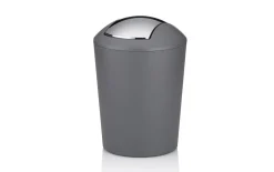 Schwingdeckeleimer Marta in grau, 1,7 l