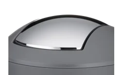 Schwingdeckeleimer Marta in grau, 1,7 l