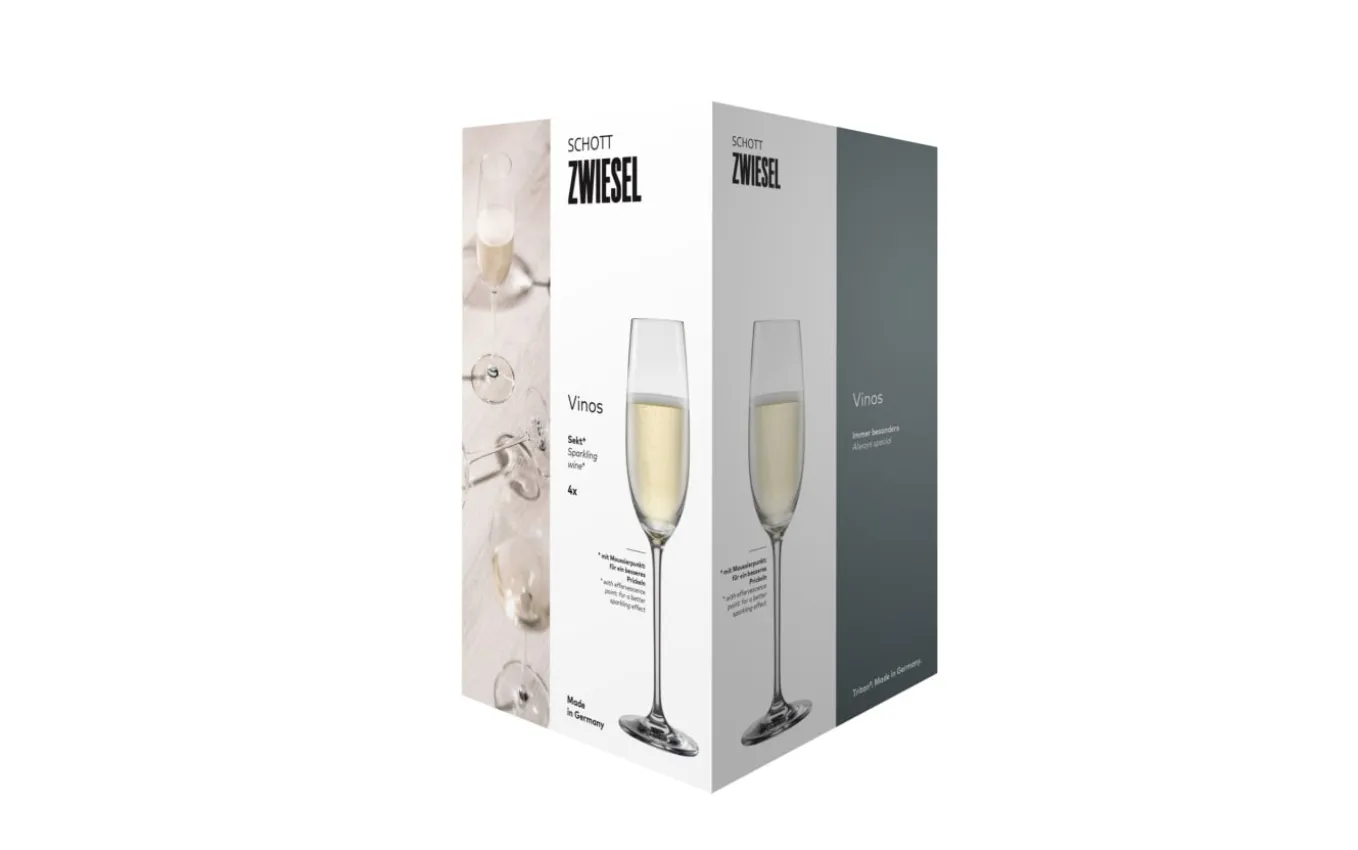 Sektglas-Set Vinos, 4-teilig