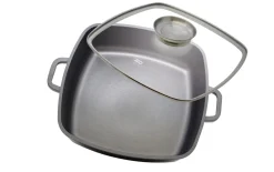 Servierpfanne Alucast, eckig, 28 cm
