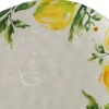 Servierplatte Lemony, gelb/weiß/grün, 31 cm
