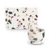 Servier-/Schneideplatte Terrazzo, bunt, 30 x 20 cm