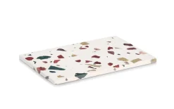 Servier-/Schneideplatte Terrazzo, bunt, 30 x 20 cm