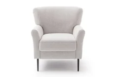 Sessel Amadeo, silber/beige