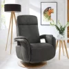 Sessel, grau, inkl. manueller Relaxfunktion