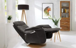 Sessel, grau, inkl. manueller Relaxfunktion