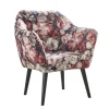 Sessel Mara, Rosenmuster