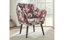Sessel Mara, Rosenmuster