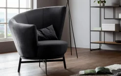 Sessel MR Kleo, schwarz, inkl. 360° Drehfunktion