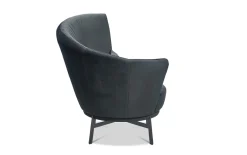Sessel MR Kleo, schwarz, inkl. 360° Drehfunktion