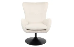 Sessel Samos LS, beige, inkl. 360° Drehfunktion