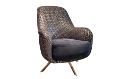 Sessel Singapur, anthrazit, 360° drehbar