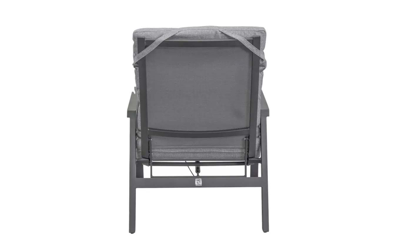 Sessel Sondrino, silber/hellgrau
