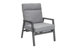 Sessel Sondrino, silber/hellgrau