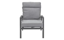 Sessel Sondrino, silber/hellgrau