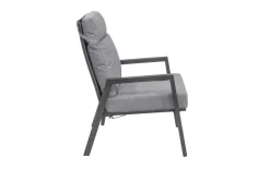 Sessel Sondrino, silber/hellgrau