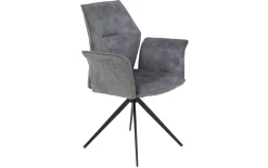Sessel Susanne I S, grau, 360° drehbar