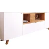 Sideboard Andiamo Home, weiß/Eiche rustico