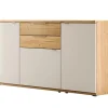 Sideboard Berghe, Risseiche/sandbeige