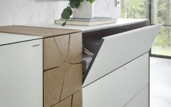 Sideboard Caya, weiß/Kerneiche Umato, inkl. Softclose Funktion