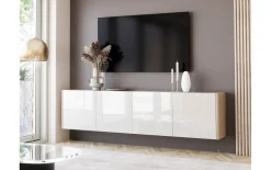 Sideboard Dillon, Eiche Lindberg-Nachbildung/grau