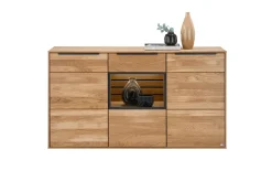 Sideboard Jackson, Eiche teilmassiv, inkl. LED-Beleuchtung
