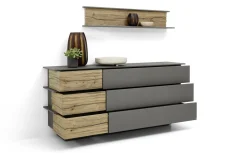 Sideboard Jana, graphit, inkl. Softclose Funktion