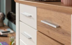 Sideboard Matera, weiß/Altholz-Nachbildung