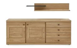 Sideboard next level 3000 in Wildeiche hell soft gebürstet geölt teilmassiv