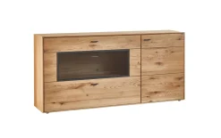 Sideboard Olvera, teilmassive Asteiche