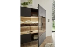 Sideboard Runa, Kerneiche natur/anthrazit